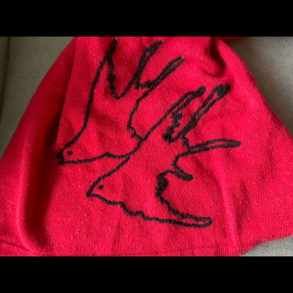 Wool Blend Knit Scarf / Wrap - Picture 2 of 3